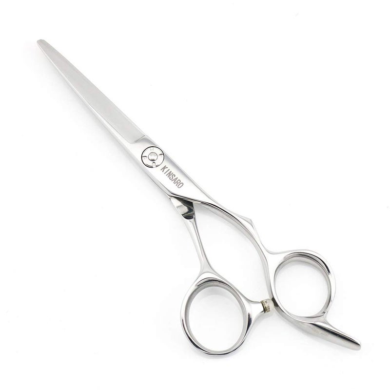 KINSARO 5.75" Hair Cutting Scissors Professional Barber Shears Hair Cutting Scissors Sharp Haircut Shears Convex blade Razor Edge 440c KINSARO for Hairdresser Barber or Home Use - Image 1
